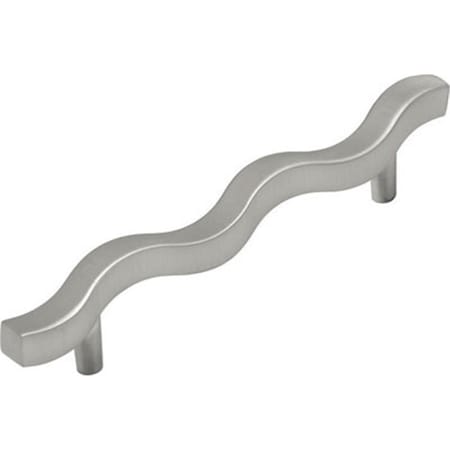 Hd Euro-Contemporary 128 mm.- Wavy Pull- Satin Nickel BWP2162 SN
